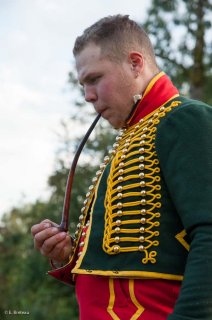 Reconstitution d'un bivouac des troupes napoléoniennes au château du Passage en Isère