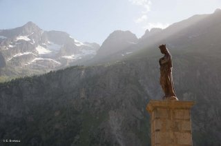 Vallée du Vénéon. La vierge du Collet à Saint-Christophe-en-Oisans