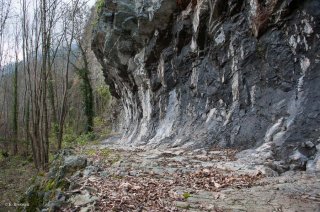 Bourg d'Oisans. La voie romaine de Rochetaillée