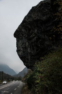 Vallée de la Romanche. Tête de Louis XVI à Rioupéroux