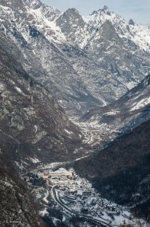 Vallée de la Romanche. Vue sur Gavet