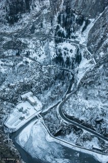 Centrale électrique de Saint Guillerme sur la Romanche, à Bourg d'Oisans