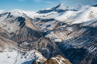 Le col de Sarenne et le plateau d'Emparis au dessus de Clavans le Haut