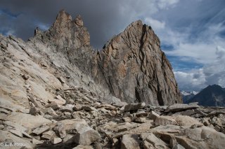 Face ouest de l'AIguille Dibona