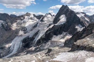 Vallée du Vénéon. Glacier de la Pilatte