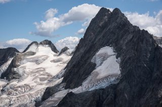 Vallée du Vénéon. Glacier de la Pilatte