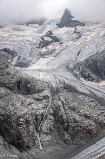 Vallée du Vénéon. Glacier de la Pilatte