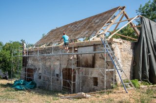 Démontage du toit