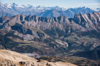 L'intérieur du massif du Dévoluy et la Montagne du Faraut 