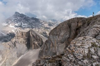 Vue sur le Grand Ferrand depuis le Rocher Rond 