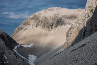 Combe de la Fuvelle dans le massif de l'Obiou 