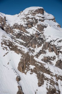 La face sud de l'Obiou 