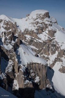 La face sud de l'Obiou 