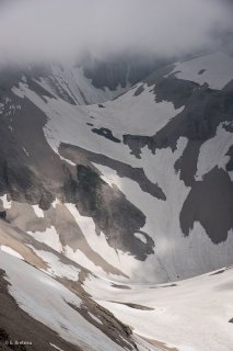 Névés sous l'Obiou 