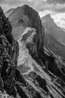 Sur la bordure ouest du Dévoluy avec le col du Courtet, le Rougnou et le Grand Ferrand