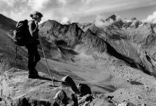 Christiane, bergère dans le Valgaudemar. Hautes-Alpes