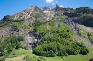 Alpage à Champoléon. Champsaur, Hautes-Alpes