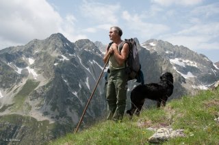 Gilles, éleveur en alpage. Champsaur, Hautes-Alpes