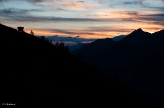 Cabane de berger en Champsaur. Hautes-Alpes