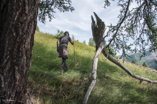 Max, berger sur l'alpage de Valdemars dans les Alpes de Haute Provence