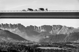 Viaduc de l'autoroute A51 à Monestier de Clermont. Novembre 2015