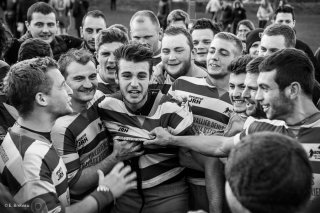 Match de rugby, victoire à Monestier de Clermont. Novembre 2015