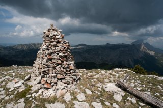 Cairn sur la tête chevalière