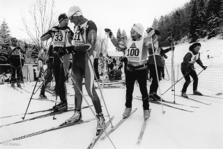 Course de ski de fond au Sappey en Chartreuse