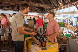 Marché de Mens, brasserie La Tourniole