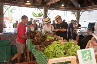 Marché de Mens, Emmanuel Cherré, maraîcher bio à Préfaucon