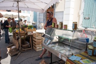 Marché de Mens, le Tofu du Trièves