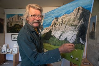 Jean-Marie Philippe, artiste peintre de l'Atelier de Roche Rousse à Gresse en Vercors