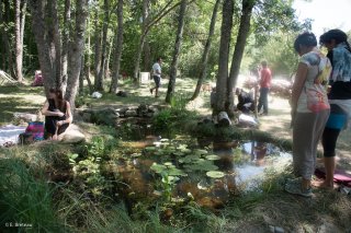 Jardins du centre écologique Terre Vivante à Mens