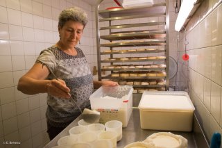 Avec Cathy, dans la fromagerie du Cris-Cath, ferme auberge à Tréminis