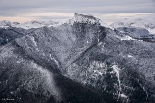 La vallon de Tréminis et le sommet de l'Aup. Trièves, Isère