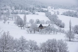 Ferme dans les environs de Mens dans le Trièves. Isère