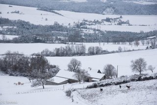 Ferme dans les environs de Mens dans le Trièves. Isère