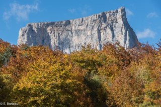 Le mont Aiguille vu depuis Chichilianne