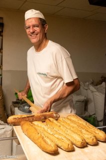 Dans le fournil de l'Ecopain chez Yves Hussenot à Chichilianne